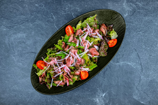 Wafu Garlic Roasted Beef Salad